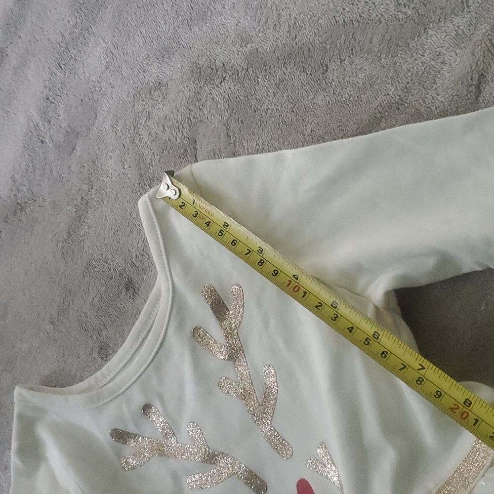 NWT Cat and Jack Festive Deer Antler Joy Dress - Picture 9 of 10